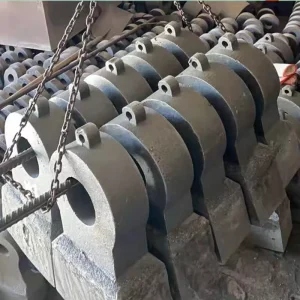 Crusher Hammer Head Mn18 High Manganese Steel Hammer Crusher Wear Parts Cast Hammer for Quarry Stone Ore Crushing