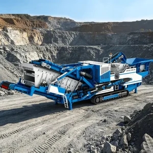Crushing Screening Plant Mobile Impact Crusher Hard Rock Granite Basalt Diabase Pre Screening Efficiency