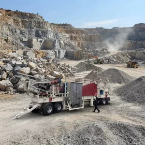 Custom Built Mobile Jaw Crusher Design Capacity for Hard Rock Mining and Manufacturing Plant Operations
