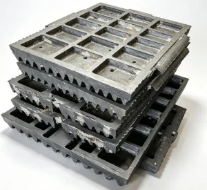 Custom Large Mining Jaw Crusher Plates Heavy Duty Wear Resistant Crusher Parts OEM Factory