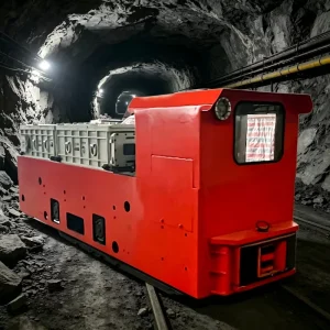 Custom Narrow Gauge CTY8 8 Ton Mining Electric Lithium Battery Locomotive with Pneumatic Mechanical Brakes