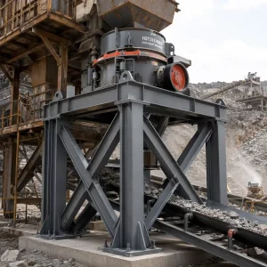 Custom OEM Rock Crusher Support Frame Precision Welded Assembly for Mining Quarry Crushing