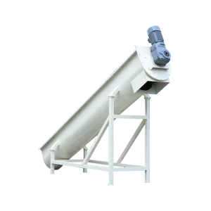Customisable U-Shaped Screw Conveyors with Adjustable Speed for Manufacturing Plant Industries