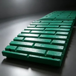 Customizable High Manganese Steel Jaw Crusher Jaw Plate Wear Parts Factory Sale Manufacturer
