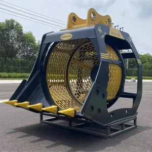 Customizable Hydraulic Trommel Bucket for Excavator