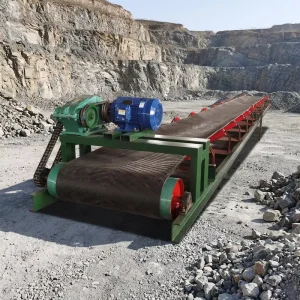 Customizable Motor Driven PU Conveyor Belt for Ore Transport in Mining Machinery with 5.5-11kw Power and 650-1000mm Belt Width