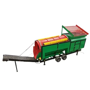 Customizable Rotary Screen Machine MTS2050 CE Certified 9300kg Mobile Sand Gravel Topsoil Compost Separator Plant