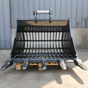 Customizable Skeleton Sieve Screening Bucket High Strength Steel for 20 Ton Excavator Construction Works Attachment