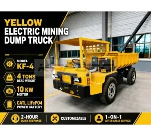 Customizable and Certified 4ton Battery Electric Small Mining Dump Truck for Peruvian Silver Mine Mining Electric Dump Truck