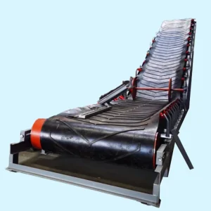 Customized Adjustable Heavy Duty Stainless Steel Steel Alloy Belt Conveyors Fire Resistant Features for Coal Stone