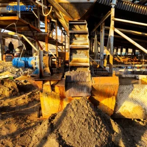 Customized Full Complete Set Gold Mining Machinery Rock Ore Processing Line Crusher Feeder