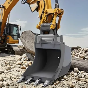 Customized HDR Rock Heavy Duty Bucket Kobelco 6 8T Excavator S50 Attachment Mining Digging DG6 400 280kg