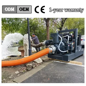 Customized High Pressure Self Priming Drainage Pump Vacuum Assisted Agricultural Water Pump Flood Control Pump