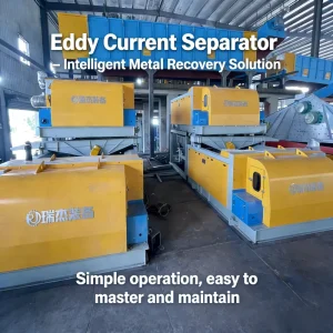 Customized High Purity Magnetic Separator Aluminum Plastic Separation Machine Sorting System Siemens Motor 380V 1.5-4T/h