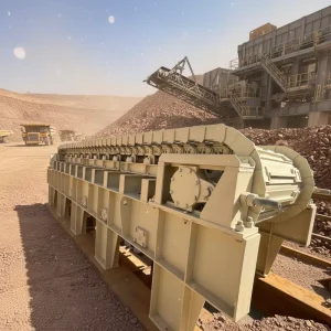 Customized Large Capacity Apron Chain Feeder for Mining & Aggregates Industrial Plate Feeder Input Size 2000mm