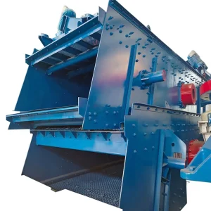 Customized Linear Mining Vibrating Screen with Motor and Gearbox High Capacity 10-80t/h Technical Support Available