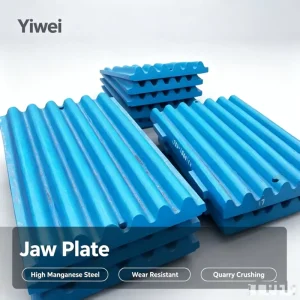 Customized Manganese Steel Jaw Plate Suitable for Jaw Crushers and Stone Quarry Crushing Equipment