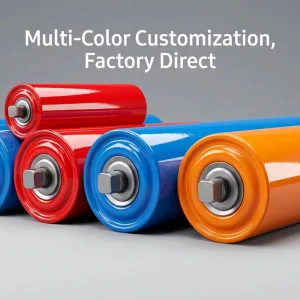 Customized Mining Equipment Conveyor Roller Low Noise IP65 IP66 Waterproof 100% Dust tight High Strength Triple