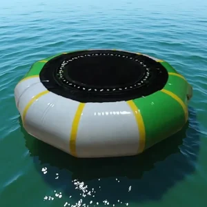 Customized Outdoor Floating Aqua Park Equipment Commercial Inflatable Water Trampoline Sea Inflatable Trampoline