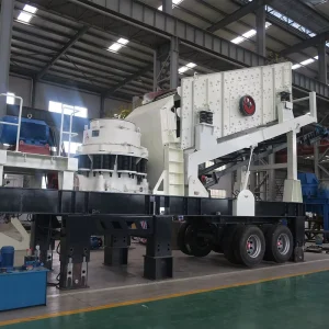 Customized Portable Wheel Mounted Mobile Cone Crushing and Screening Plant for Mining 59 253t h Capacity