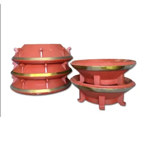 Customized Stone Casting Concave and Mantle Bowl Liners for Ore Mining Machine Cone Crusher Wear Parts