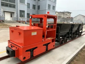 Customized Underground Mining Locomotive 550V Battery Trolley High Efficiency Mining Transport Equipment ISO Motor