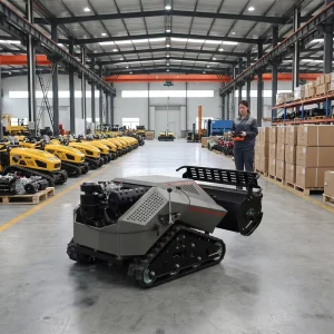 Customized for Land Clearing With Push Shovel Heavy Duty Diesel Remote Control Lawn Flail Mowers