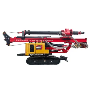 DR 80 Power Head Speed 40 RPM Kelly Bar Heavy Duty Ground Crawler Rotary Pile Driver