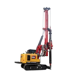 DR 80 Small Helical Pile Equipment Isuzu 4JG3X Engine Gear Fully Hydraulic System 350 1500mm Drilling Diameter 15m