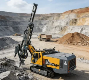 DTH Mining Drilling Rig Hydraulic Crawler Type Mining Blasting Drilling Rig for Mine Blasting and Quarrying