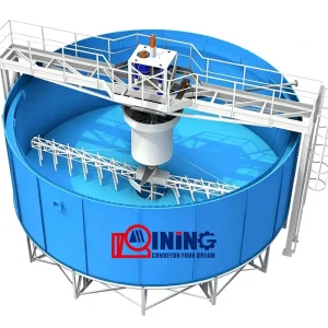 Deep Cone Mining Thickener with Center Drive for Gold Copper Iron Ore Tailings Dewatering Slurry Concentration