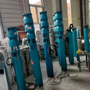 Deep Well Pump 150QJ32-120 High Lift Multi-Stage Cast Iron Electric AC Copper Motor High Pressure Mining