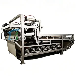 Dewatering Equipment Multi Roller Belt Type Filter Press for Solid liquid Separation Industry Effluent Treatment