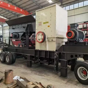 Diabase Hard Rock Processing Large Feed Inlet Mobile Crusher