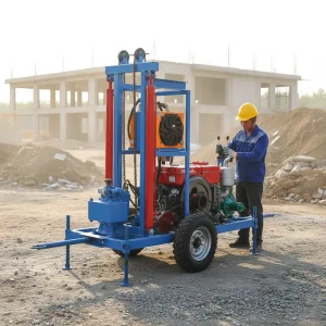 Diesel Automatic Borehole Water Well Drilling Rig Machine Core Motor for Farm Use & Mines