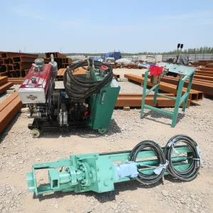 Diesel Deep Rock Well Drilling Rig with Motor Portable Mobility Max.60m Depth Easy Operation for Slope Rockfall Projects