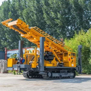 Diesel Engine 300m Water Well Drilling Rig 800m Water Well Crawler Hydraulic Portable Drilling Rig Machine