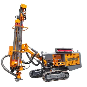 Diesel Engine Crawler Mine Surface Air Compressor DTH Drill Blast Rock Stone Hole Drilling Rig Machine