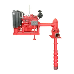 Diesel Engine Driven Long Shaft Deep Well Vertical Turbine Centrifugal Pumps for Fire Fighting