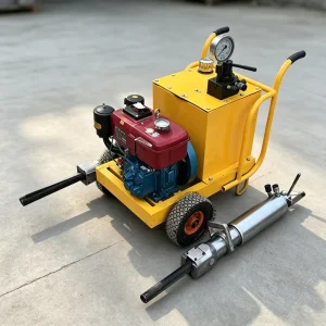 Diesel Engine Hydraulic Rock Splitter Mobile Hard Rock Splitting Machine for Outdoor Mining