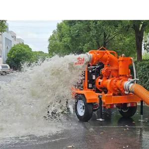 Diesel Engine Water Pump Dry Vacuum Self Priming Flood Pump Diesel Drainage Dewatering Pumps