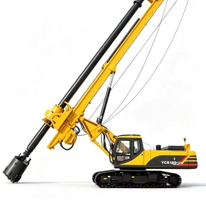 Diesel Powered 2000mm Oil Rotary Drilling Rig YCR280/YCR260 with 70m Drilling Depth 220V Gear & Pump