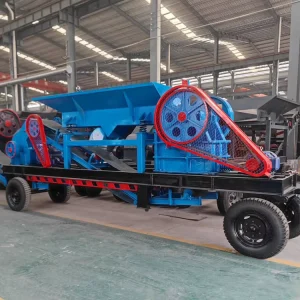 Diesel Powered 500×750 Jaw Crusher Mobile Stone Rock Crusher Equipment Factory Direct Supply