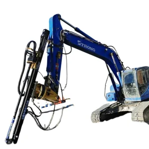 Diesel Powered Rotary Drilling Rig with Engine and Pump for Quarry Hard Rock Drilling Max 30m Depth Excavator Compatible