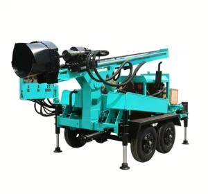 Diesel Powered Rotary Water Well Drilling Rig HF150T Truck Mounted Horizontal Directional Type High Rigidity Bearing