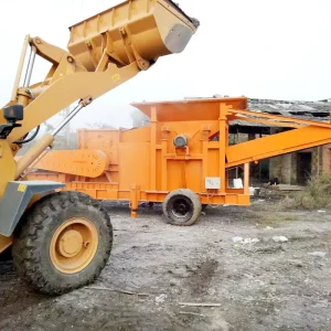 Diesel Powered Wheel Mounted Mobile Jaw Crusher Portable Rock Station for Remote Mining Operations