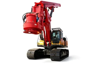 Diesel Rotary Drilling Rig BG72 with Motor Bearing 246kW 70m Max Pile Depth for Municipal Engineering Projects