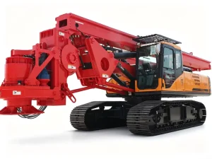 Diesel Rotary Drilling Rig BG72 with Motor Bearing 246kW 70m Max Pile Depth for Municipal Engineering Projects