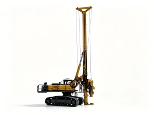 Diesel Rotary Drilling Rig BG72 with Motor Bearing 246kW 70m Max Pile Depth for Municipal Engineering Projects