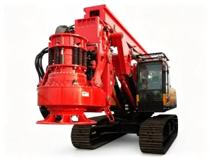 Diesel Rotary Drilling Rig BG72 with Motor Bearing 246kW 70m Max Pile Depth for Municipal Engineering Projects